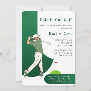 Golf Baby Shower Invitation