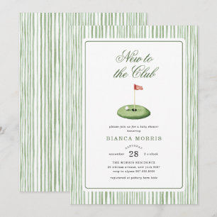 Golf Baby Shower Invitation