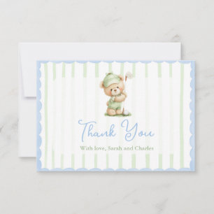 Golf  Baby Shower Thank You Card