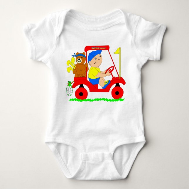Golf baby t-shirt bodysuit (Front)