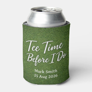 Golf Bachelor Par-Tee Golf Theme Invite   Tee Time Can Cooler