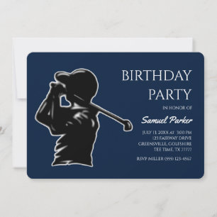 Golf Bachelor Party - golf outing Classic Stylish Invitation