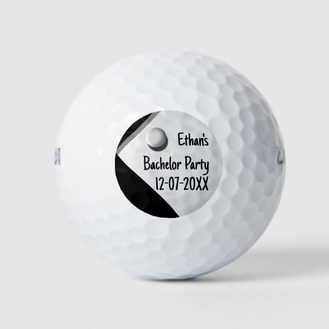 Golf Bachelor Party - Golfing trip Classic Stylish Balls (Front)