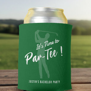 Golf Bachelor Party It's Time to Par-Tee Can Cooler