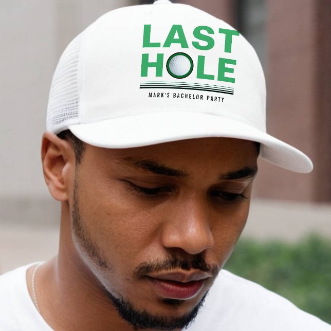Golf Bachelor Party Last Hole Golfing Trucker Hat (Golf Bachelor Party Last Hole Golfing Trucker Hat
)