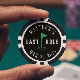 Golf Bachelor Party Last Hole Poker Chips