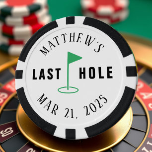 Golf Bachelor Party Last Hole Poker Chips