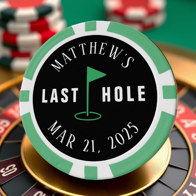 Golf Bachelor Party Last Hole Poker Chips (Creator Uploaded)