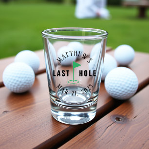 Golf Bachelor Party Last Hole Shot Glass
