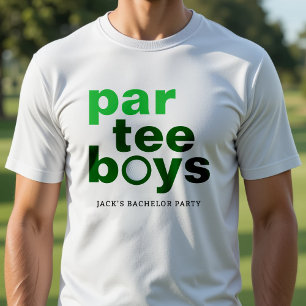 Golf Bachelor Party Par Tee Boys White