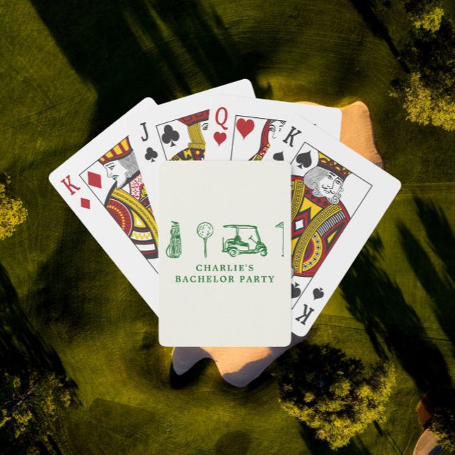Golf Bachelor Party  Playing Cards (Creator Uploaded)