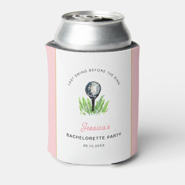 Golf Bachelorette Party favour Can Cooler (Can Back)