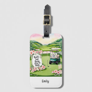 Golf Bachelorette Party for Golfer  Luggage Tag