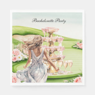 Golf Bachelorette Party for Golfer Napkin