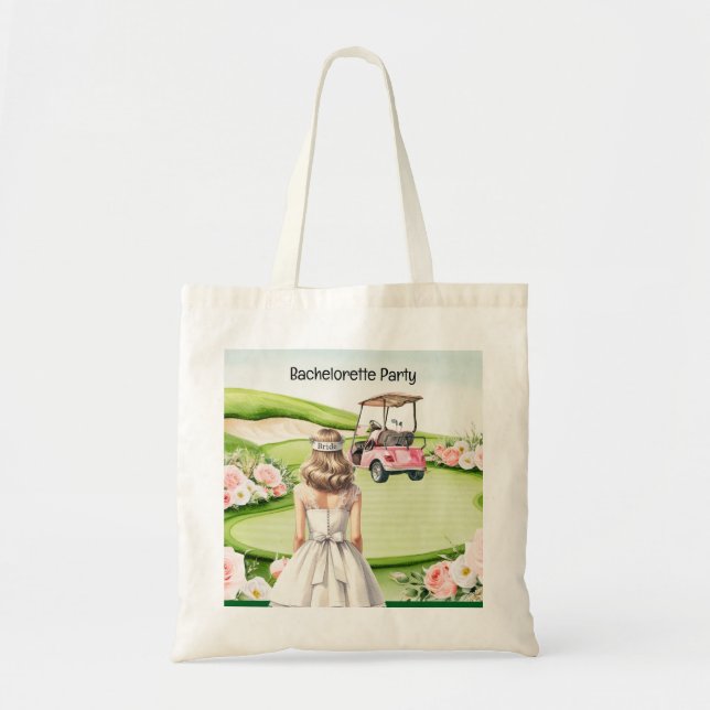Golf Bachelorette Party for Golfer  Tote Bag (Front)