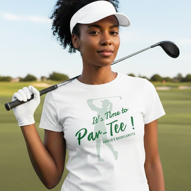 Golf Bachelorette Party It's Time to Par-Tee T-Shirt (Creator Uploaded)