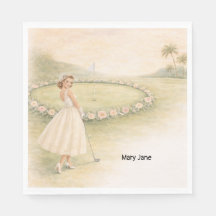Golf Bachelorette Party Napkins