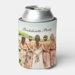 Golf Bachelorette Party on golf course Can Cooler