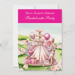 Golf Bachelorette Party on golf course Invitation
