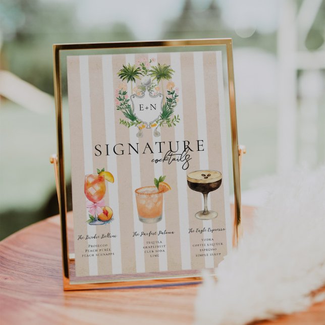 Golf Bachelorette Signature Cocktails Sign (Creator Uploaded)