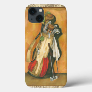 Golf Bag with Glove by Jennifer Goldberger iPhone 13 Case
