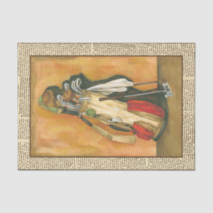 Golf Bag with Glove by Jennifer Goldberger Tissue Paper