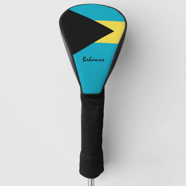 Golf Bahamas & Bahamas Flag / Golf Clubs Covers (Front)