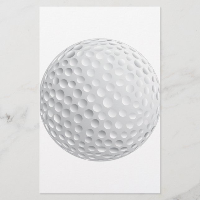 golf_Ball2 WHITE GOLF BALL SPORTS GRAPHICS VECTOR (Front)