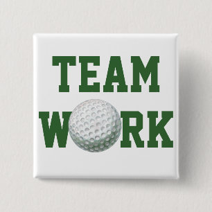 Golf Ball 15 Cm Square Badge