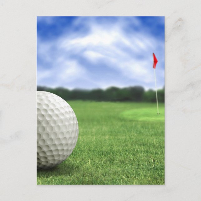 Golf Ball 4 Postcard (Front)