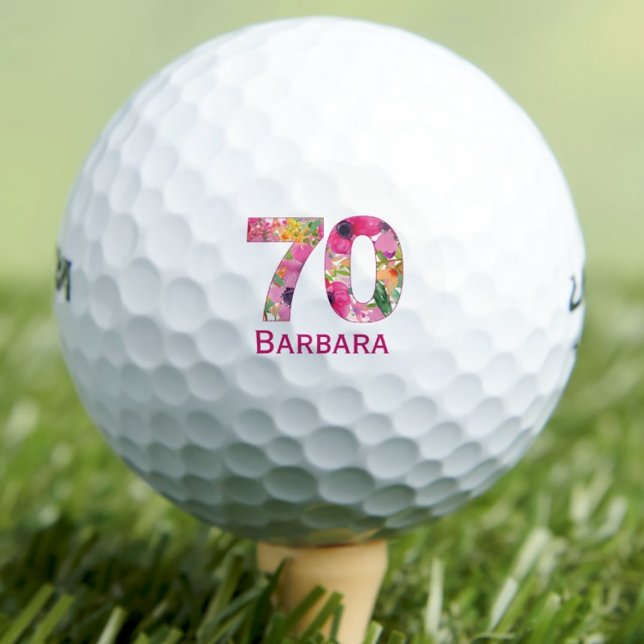 Golf ball 70 years custom golf ball 70th birthday (Creator Uploaded)