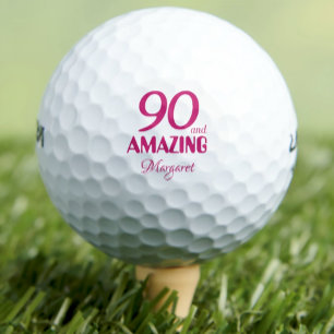 Golf ball 90 years custom golf ball 90th birthday 