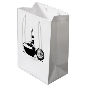 Golf Ball and Club Medium Gift Bag