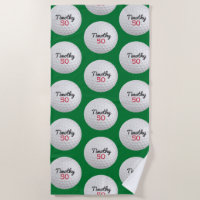 Golf Ball Birthday Party - 50th or Other Year