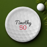 Golf Ball Birthday Party - 50th or Other Year