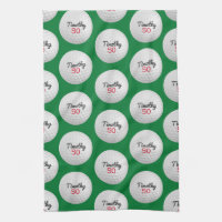 Golf Ball Birthday Party - 50th or Other Year