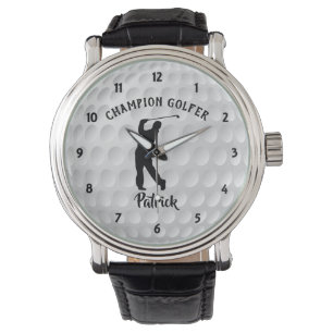 Golf Ball Champion Golfer Personalised Golf Watch