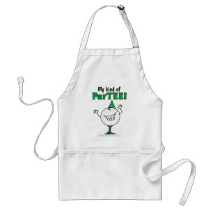 Golf Ball Character ParTEE! Standard Apron