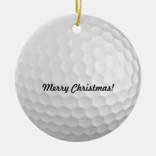 Golf Ball Christmas Ornaments