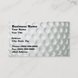 Golf Ball (Closeup) Business Card