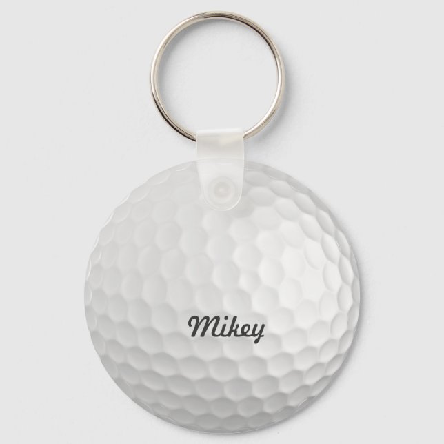 Golf Ball Customisable Key Ring (Front)