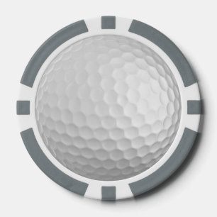 Golf Ball customisable poker chips