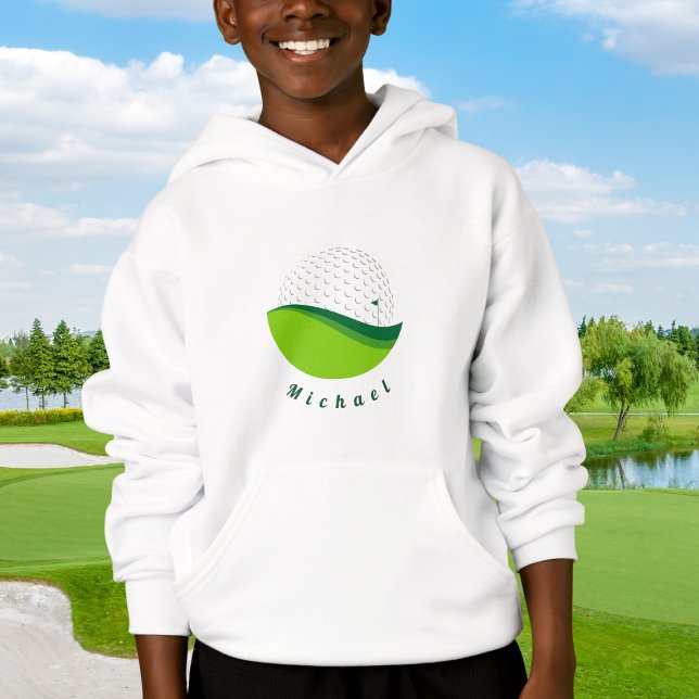 Golf Ball Design & Custom Boys Name Sports Golfer (Creator Uploaded)