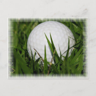 Golf Ball Design Postcard