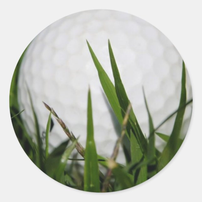 Golf Ball Design Sticker (Front)