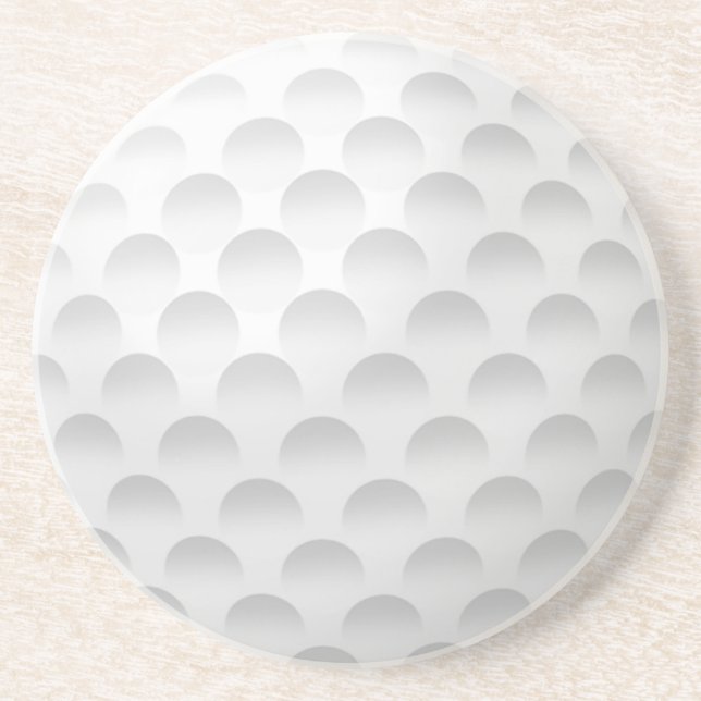 Golf Ball Dimple Design Coaster (Front)
