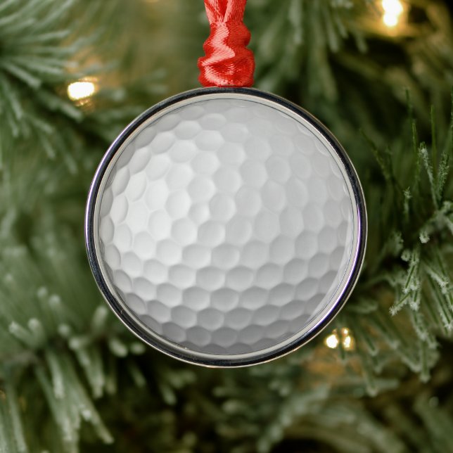 Golf Ball Dimples Texture Pattern Metal Tree Decoration (Tree)