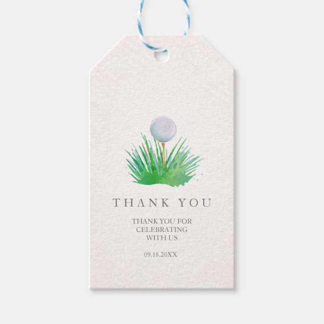 Golf Ball Gift Tags (Front)