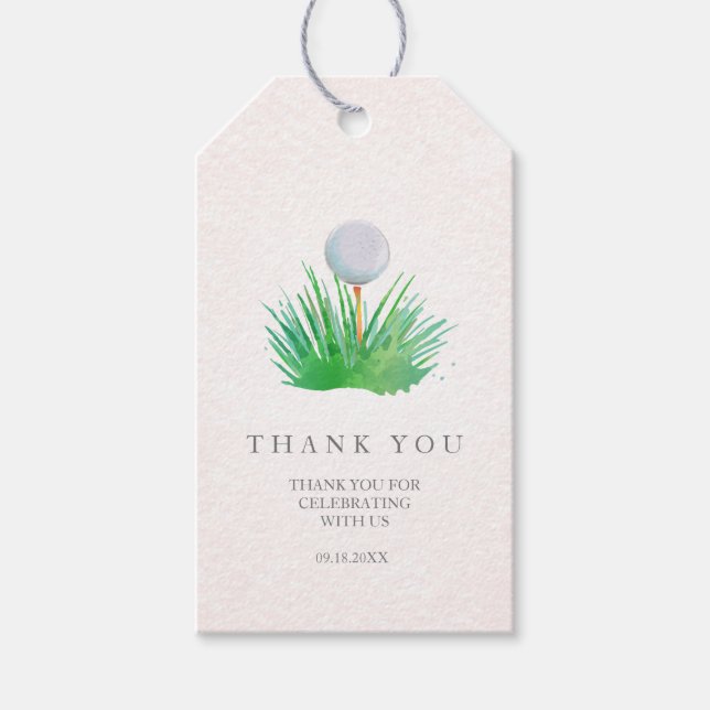 Golf Ball Gift Tags (Front)