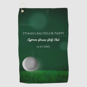 Golf ball green golf course golf bachelor party towel